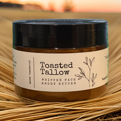 Toasted Tallow Whipped Face & Body Butter.  4oz