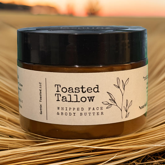 Toasted Tallow Whipped Face & Body Butter.  4oz