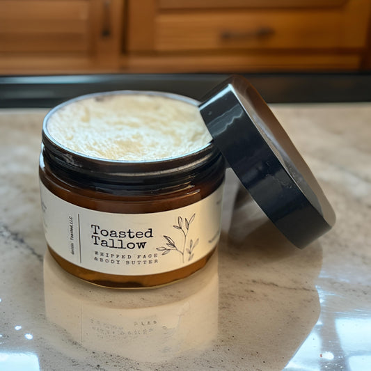 Toasted Tallow Whipped Face & Body Butter.  4oz